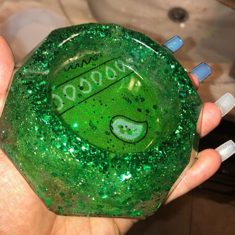 Green Bandana Ashtray